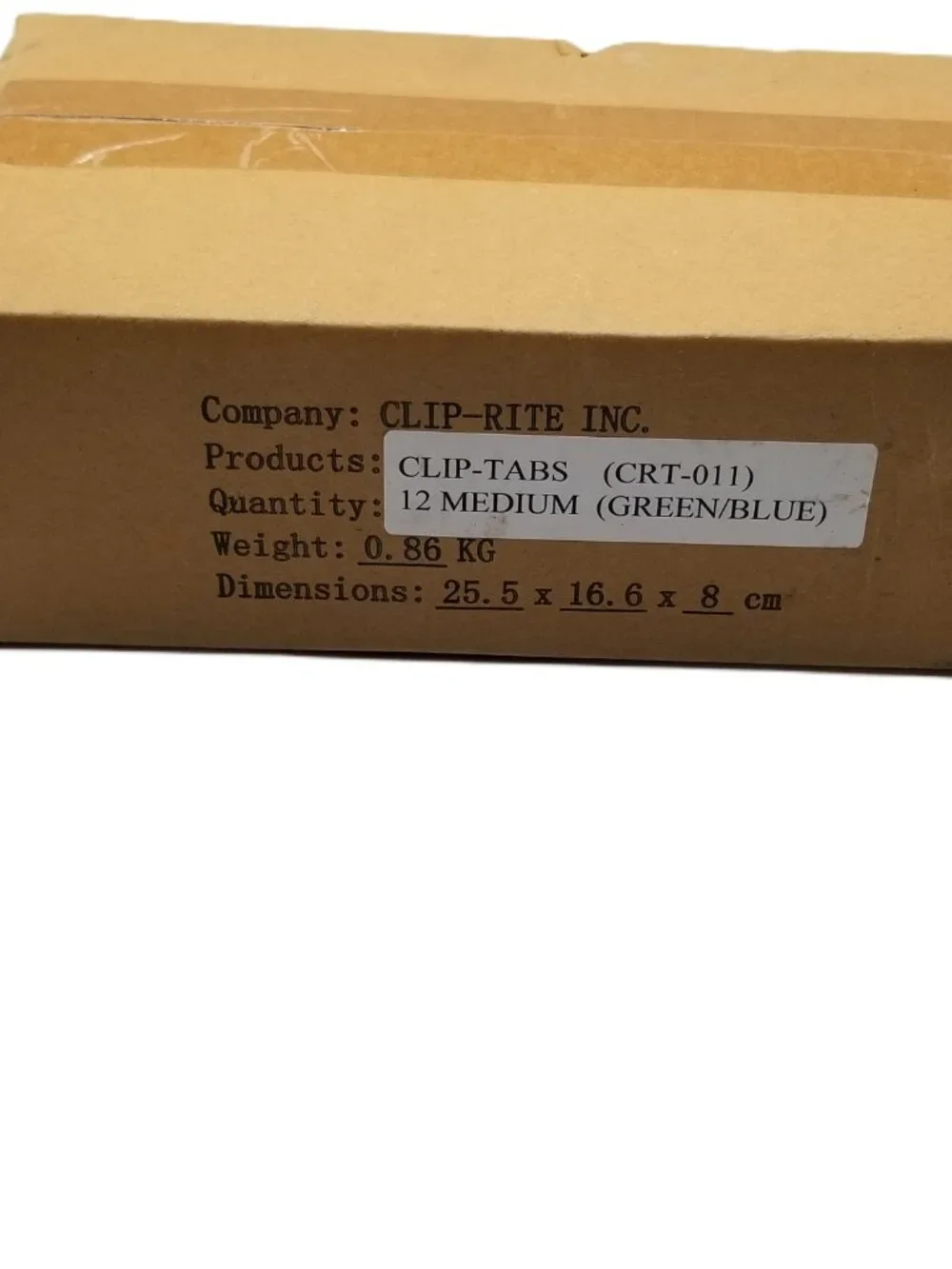 Clip Rite Clip Tabs Lot 12 Packs 288 Tabs Reusable File Organizer Supplies
